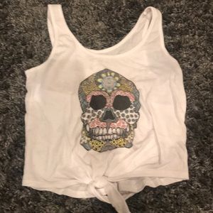 Skull tank top